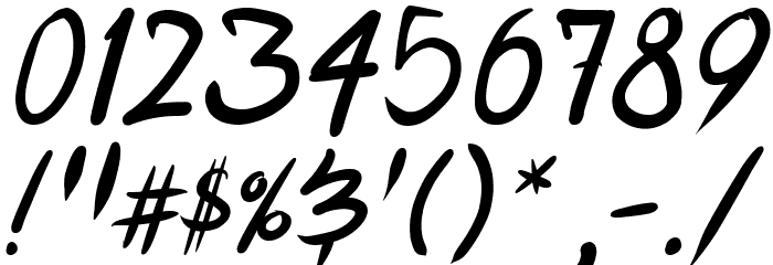 Fighting wordz Italic Font OTHER CHARS