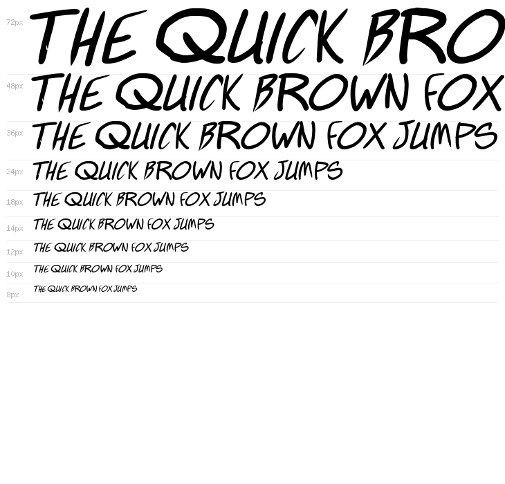 Fighting wordz Italic Waterfall