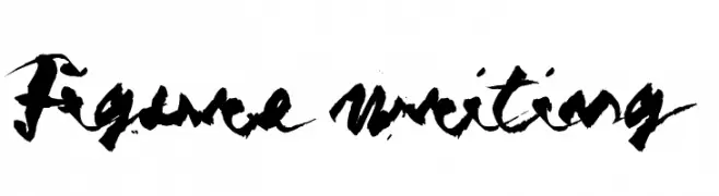 Figure writing  baixar fontes gratis