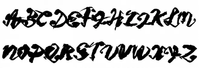 Figure writing Шрифта ВЕРХНИЙ