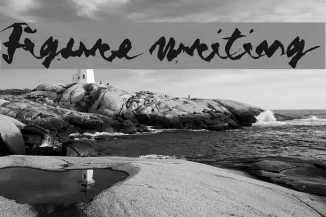 Figure writing Font examples