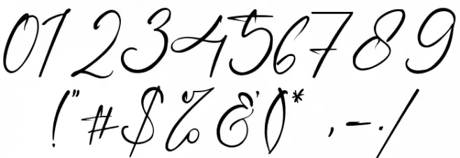 Figure Font OTHER CHARS