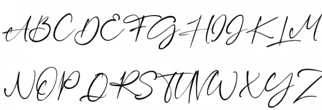 Figure Schriftart Groß