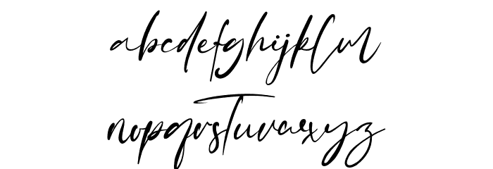 Figure Font LOWERCASE
