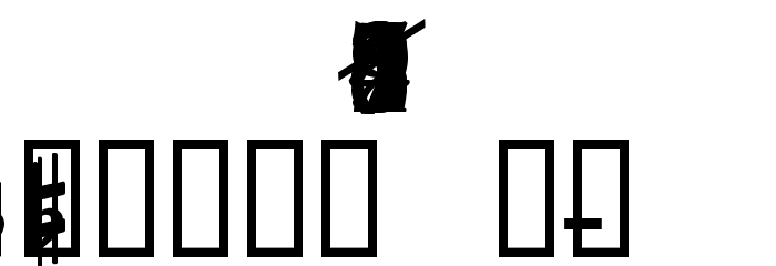 FiguredBassMHGPL Font OTHER CHARS