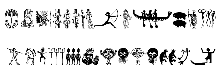 Figures Font LOWERCASE