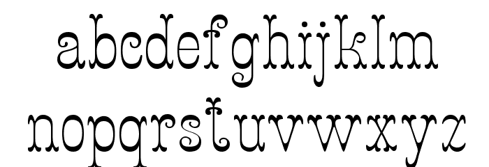 Figurny Font LOWERCASE