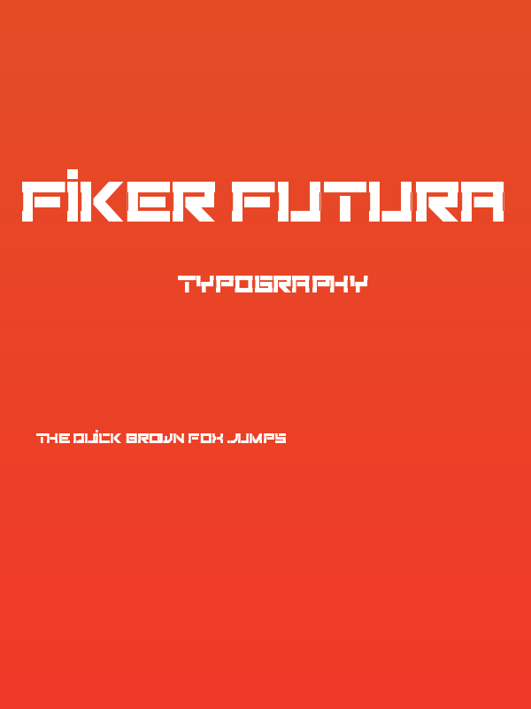 Fiker Futura Poster