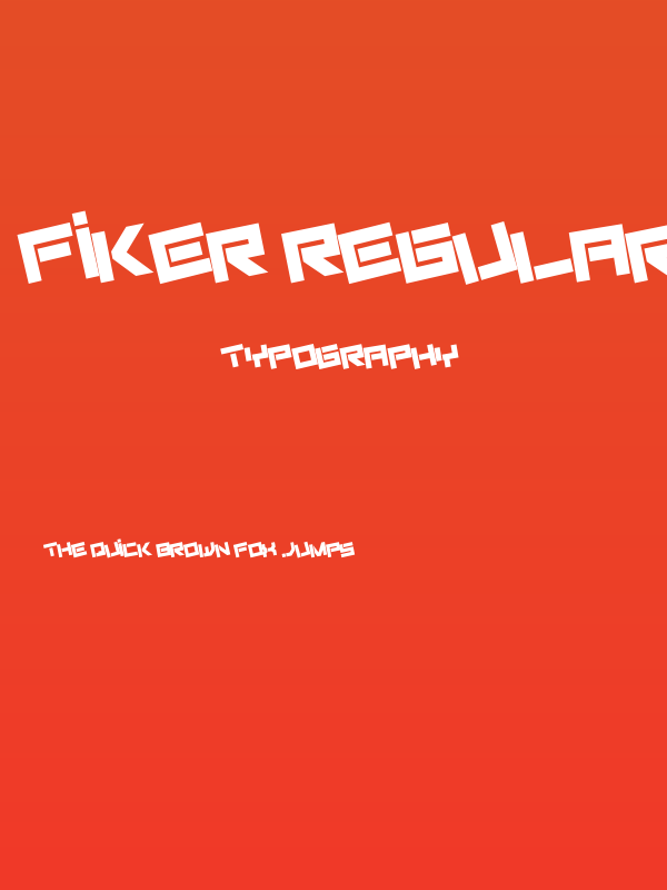 Fiker regular promo Poster