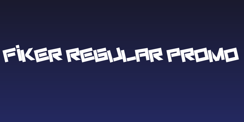 Fiker regular promo Social Header