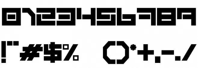 Fiker Font OTHER CHARS