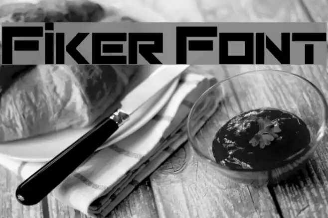 Fiker Font examples