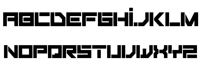 Fiker Font LOWERCASE