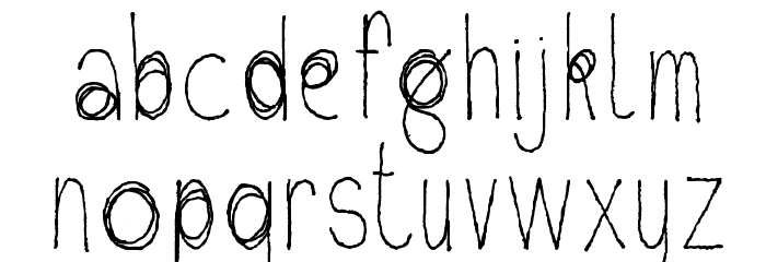 Fil Sans Semi-condensed Thin Font LOWERCASE
