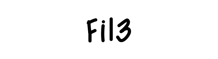 Fil3 Font