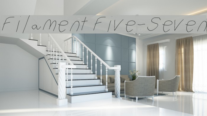 Filament Five-Seven Font examples