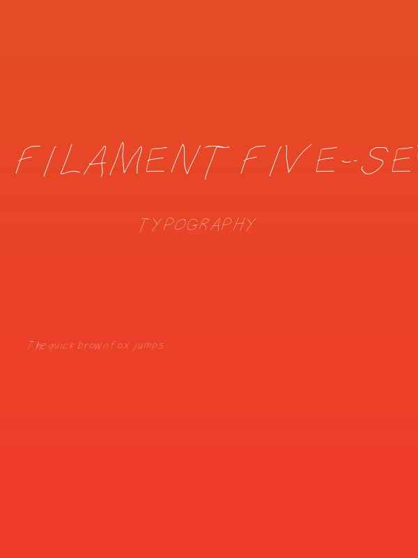 Filament Five-Seven Poster