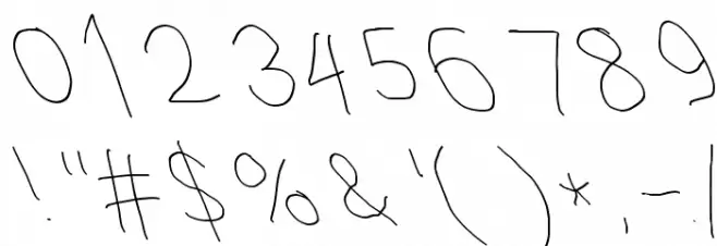 Filament Five-Two Font OTHER CHARS