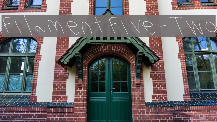 Filament Five-Two Font examples
