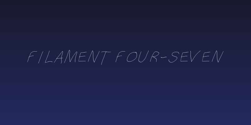 Filament Four-Seven Social Header