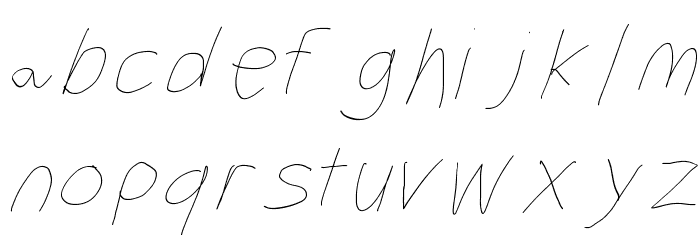 Filament Four-Seven Font LOWERCASE