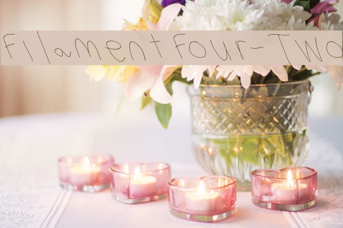 Filament Four-Two Font examples