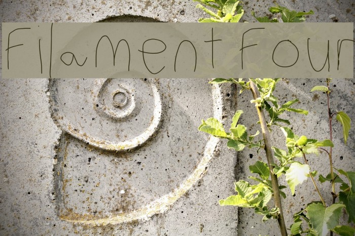 Filament Four Font examples