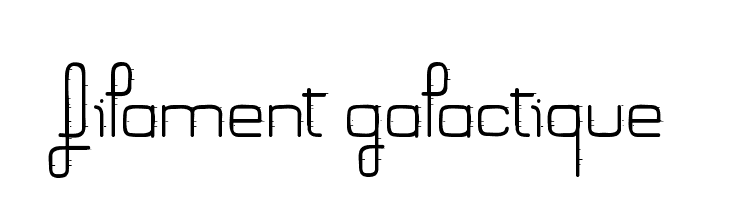 Filament Galactique  नि: शुल्क फ़ॉन्ट्स डाउनलोड
