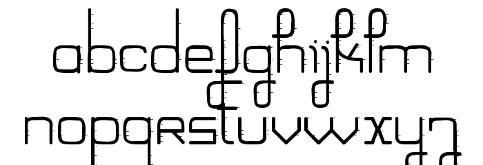 Filament Galactique Font LOWERCASE