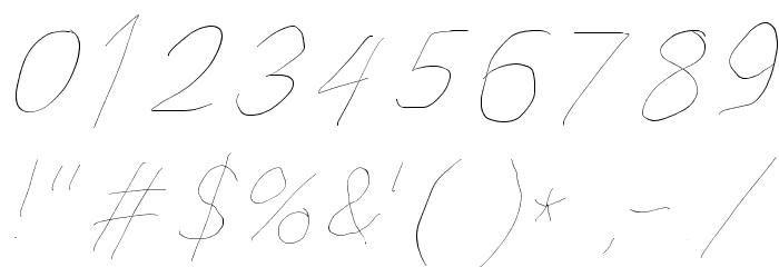 Filament One-Seven Font OTHER CHARS