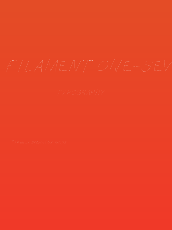 Filament One-Seven Poster