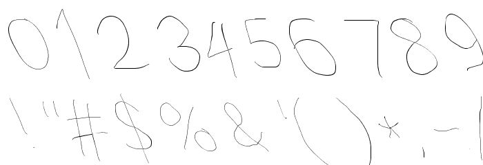Filament One-Two Font OTHER CHARS