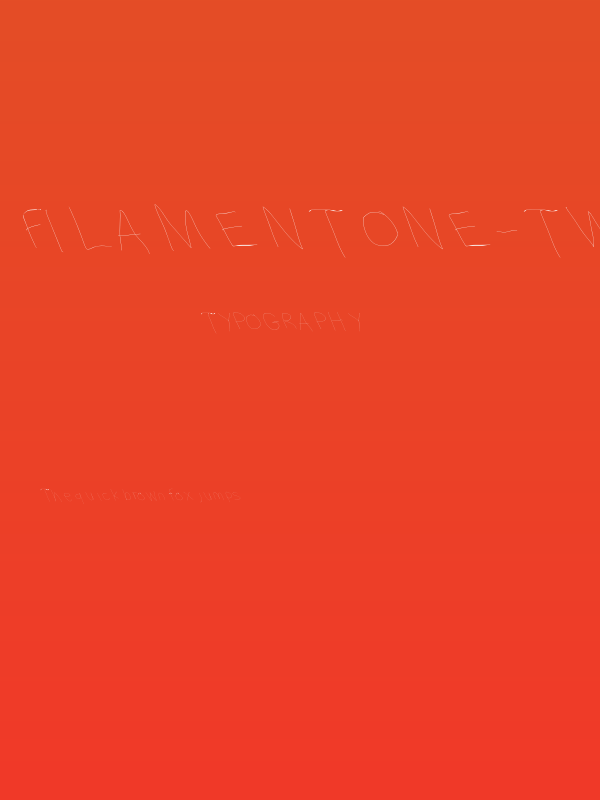 Filament One-Two Poster