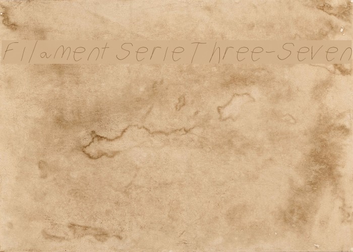 Filament Serie Three-Seven Font examples