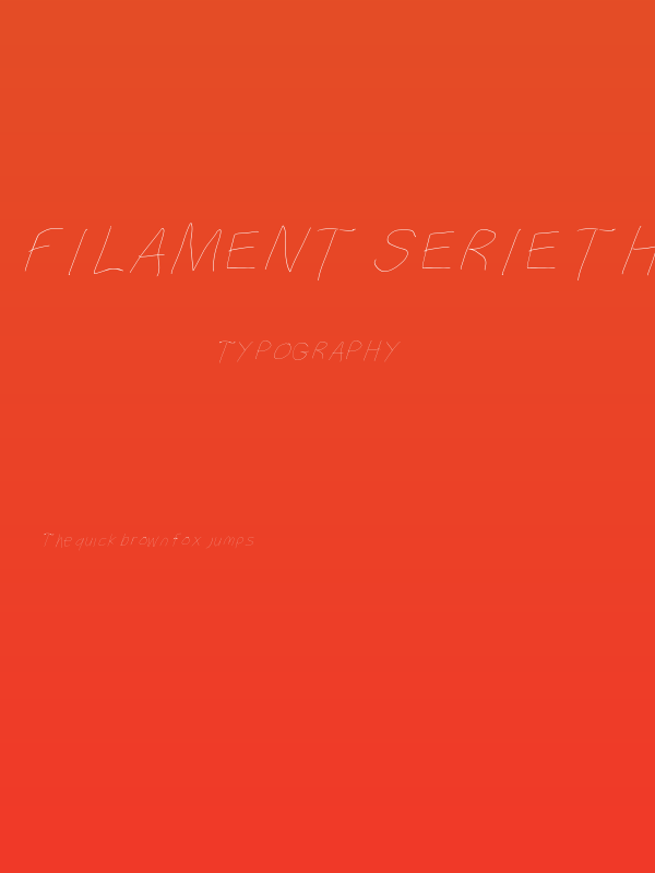 Filament Serie Three-Seven Poster