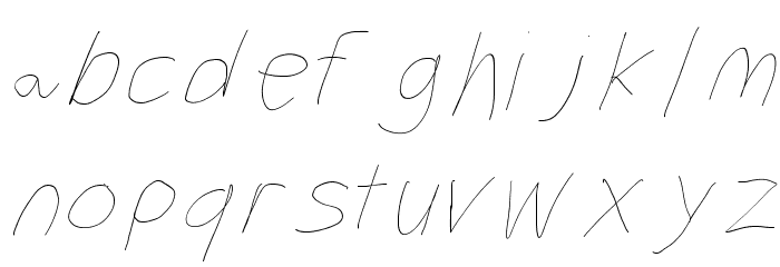 Filament Serie Three-Seven Font LOWERCASE