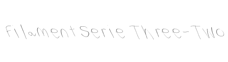 Filament Serie Three-Two Font