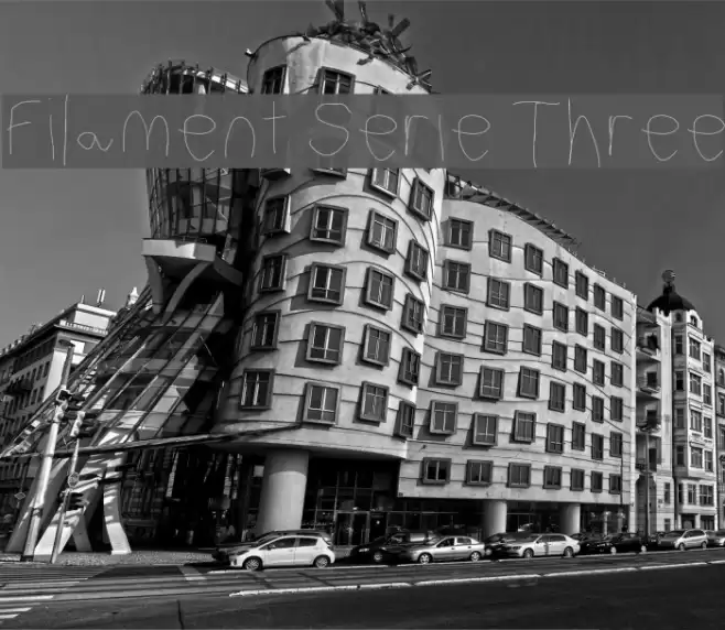 Filament Serie Three Font examples