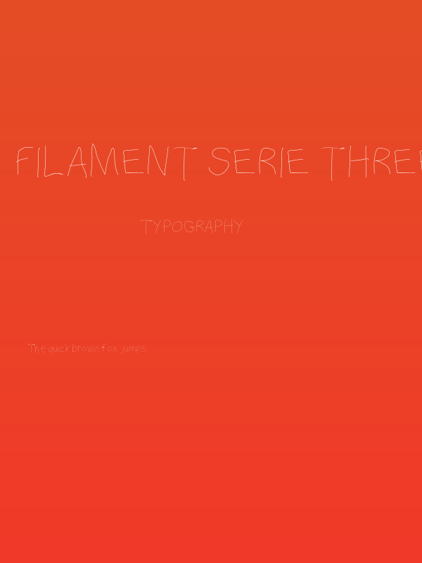 Filament Serie Three Poster