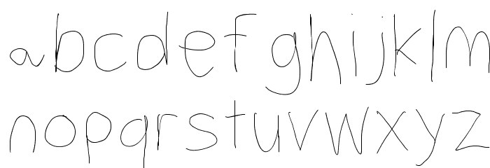 Filament Serie Three Font LOWERCASE