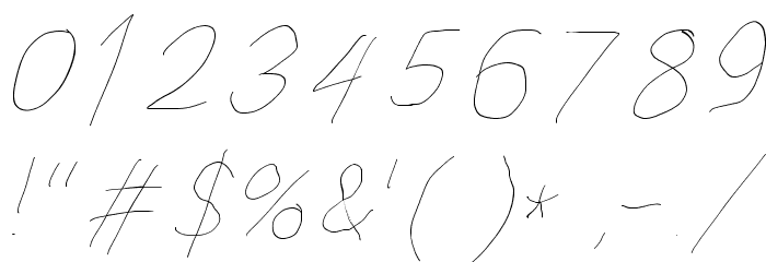 Filament Two-Seven Font OTHER CHARS