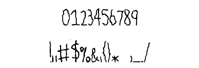 Filamental Font OTHER CHARS