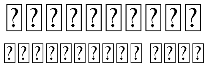 Filatelis Font OTHER CHARS