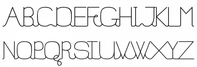 FilatureStd-Light 字体 大写