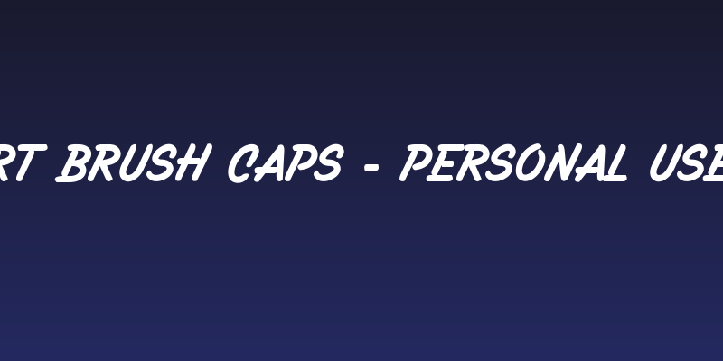 Filbert Brush Caps - PERSONAL USE ONLY Social Header