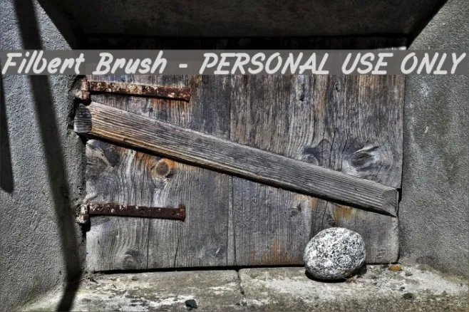 Filbert Brush - PERSONAL USE ONLY Example 3