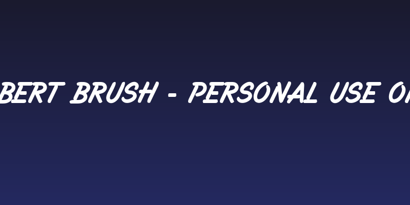 Filbert Brush - PERSONAL USE ONLY Social Header