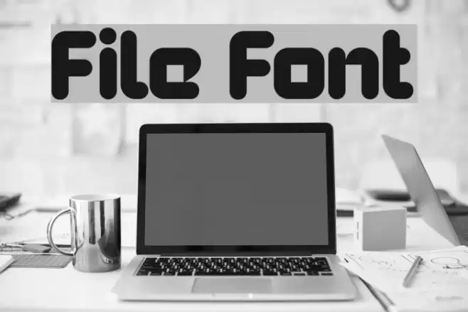 File Schriftart examples
