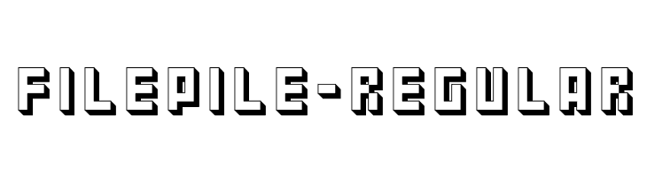 Filepile-Regular  免费字体下载