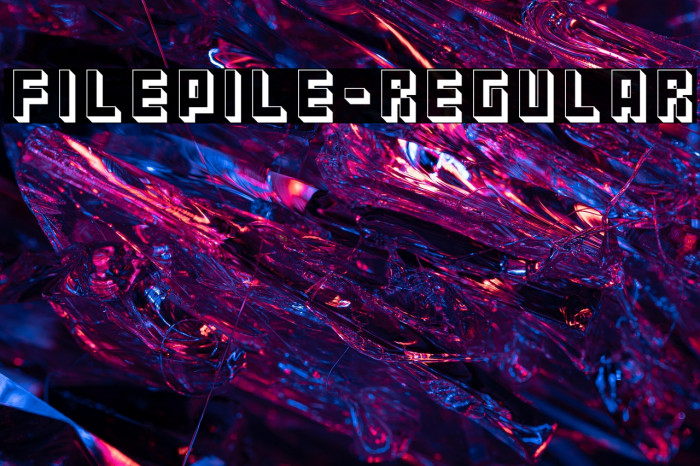 Filepile-Regular Example 1